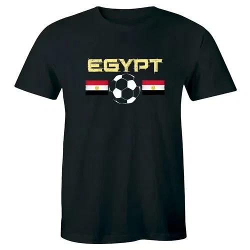 Egypt Soccer Ball Game Sports Egyptian Football Team Fan Men's Tee T-shirt