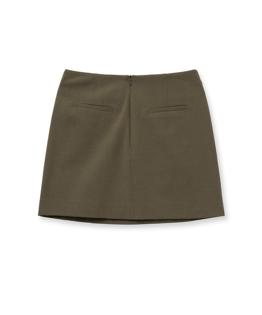 Midnight Move Zip Skirt [Brown]