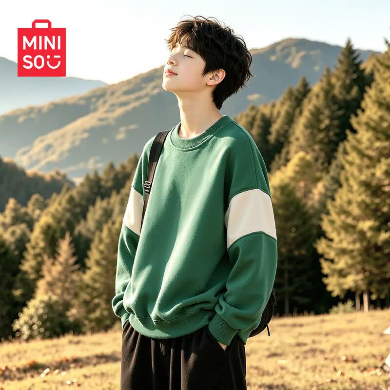 Miniso Kids' 2026 Spring/Autumn Long Sleeve Sweatshirt