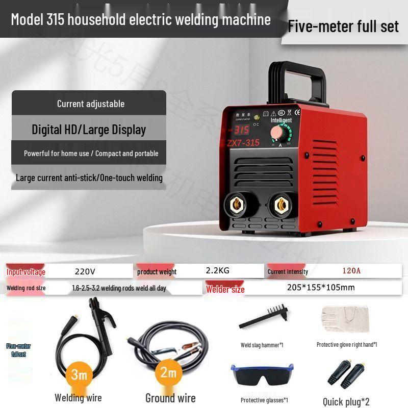 Naishunjia 315 Portable Handheld Electric Welder Set for Outdoor Use