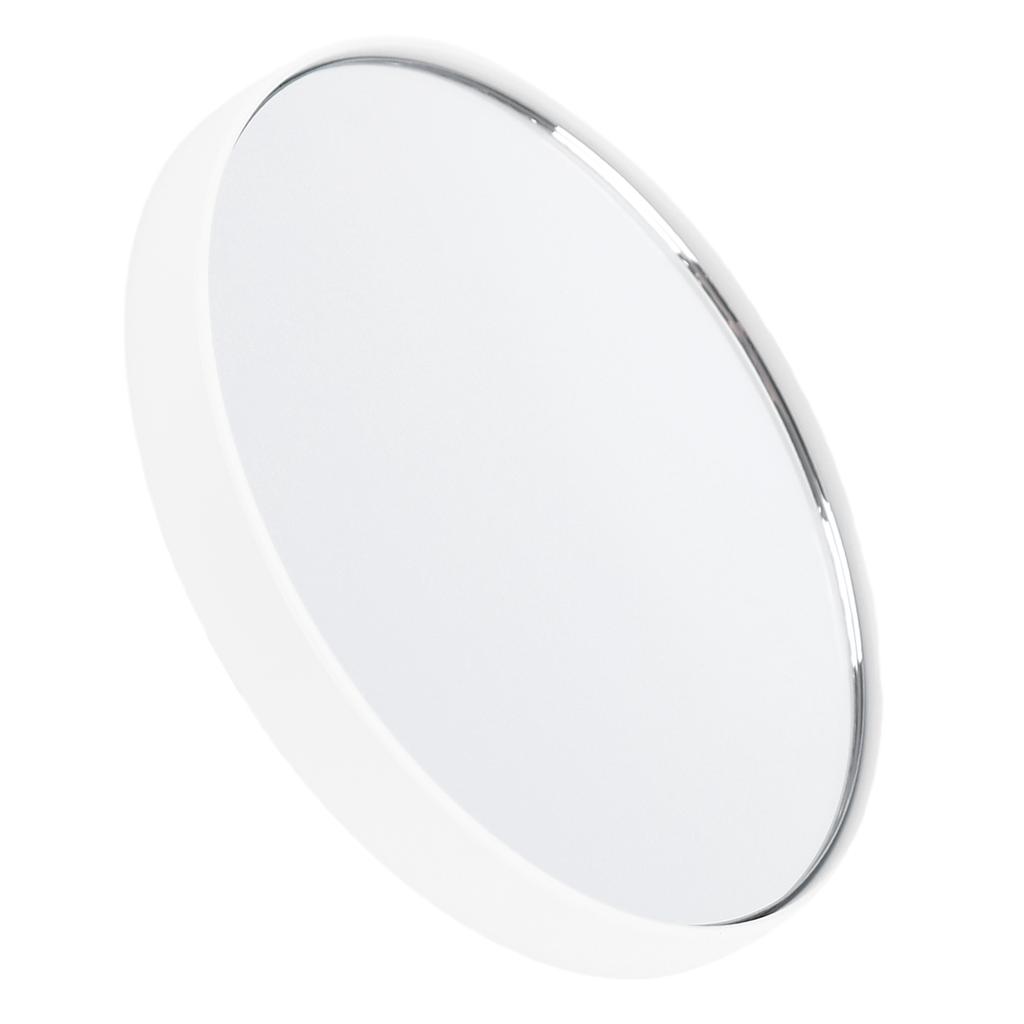 Зеркало с 20-кратным увеличением, Круглое дорожное зеркало для макияжа с высоким увеличением, на 2 присосках, 3,5 дюйма