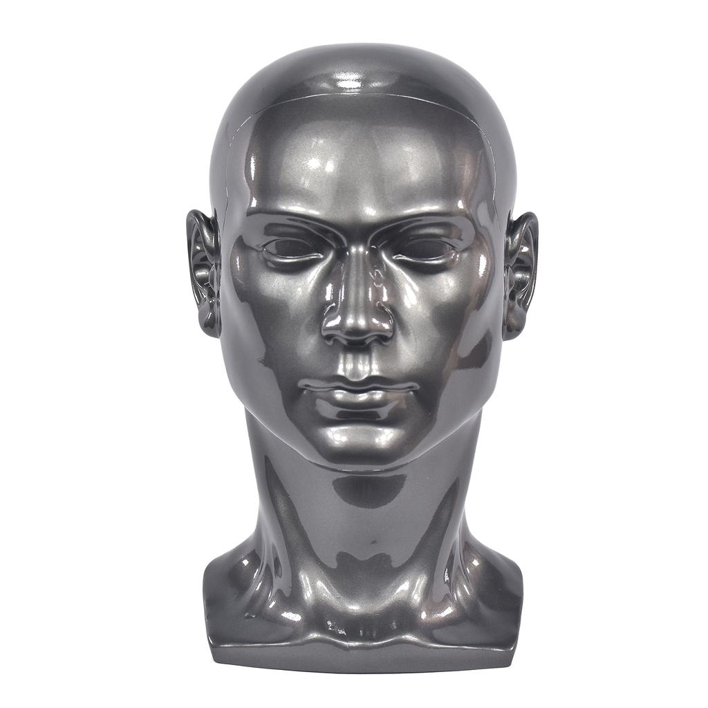 Display Head Mannequin Prop PVC Material With Mounting Hole Suitable for