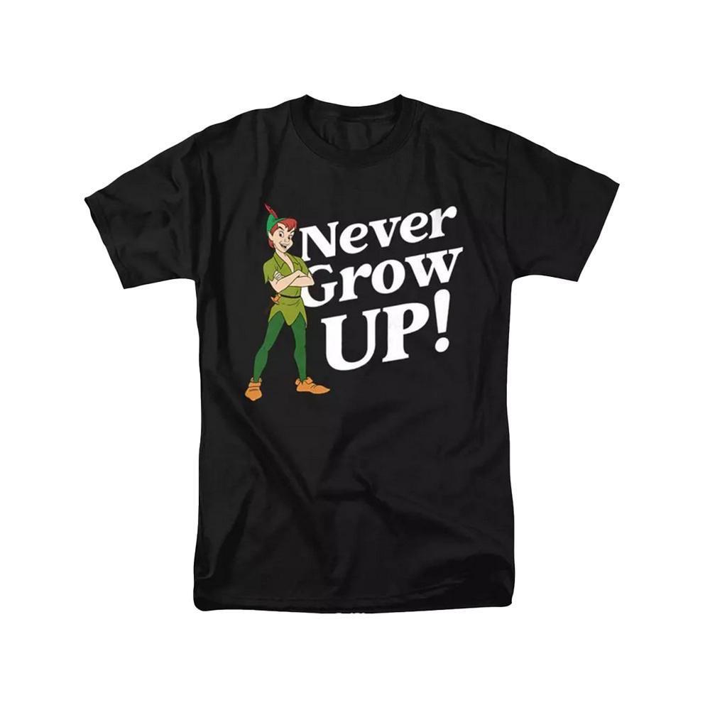 Peter Pan Mens Never Grow Up T-Shirt