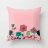 Розовый узор наволочка офис гостиная дома наволочка автомобиль украшения