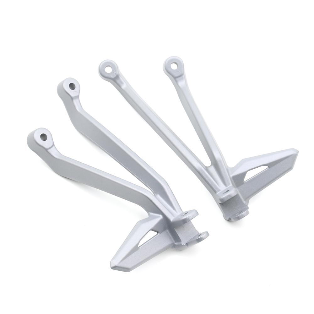 Для Street Triple 765RS 765 R RS 765R Moto2 2020-2025 Комплект подножек заднего пассажира мотоцикла Подножки Кронштейн подставки для ног 2024