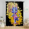 Домашний интерьер Шторы для гостиной Animal Crossings затемняющие шторы Шторы для Хэллоуина Украшение Тюль для спальни Перегородка