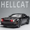 Игрушечная машинка Dodge Challenger Hellcat для 1: 32 масштаба литые игрушечные машинки Metel с откидным механизмом Hellcat со звуком и светом