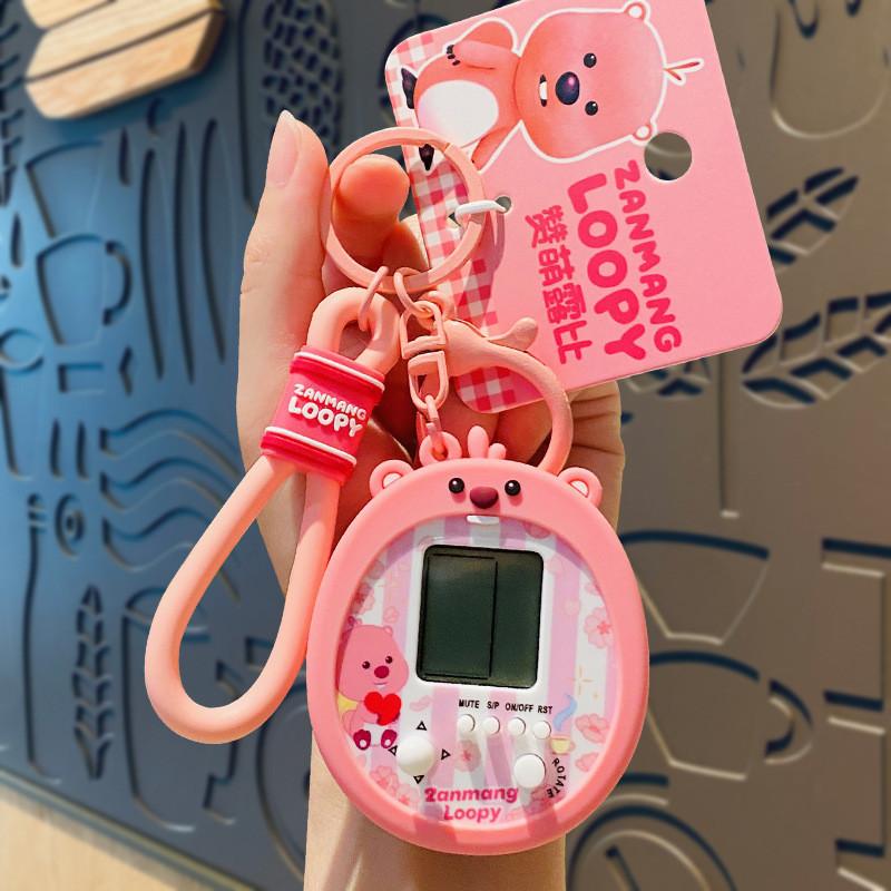 Adorable Cartoon Ruby Keychain For Couples Silicone Material Gift Accessories