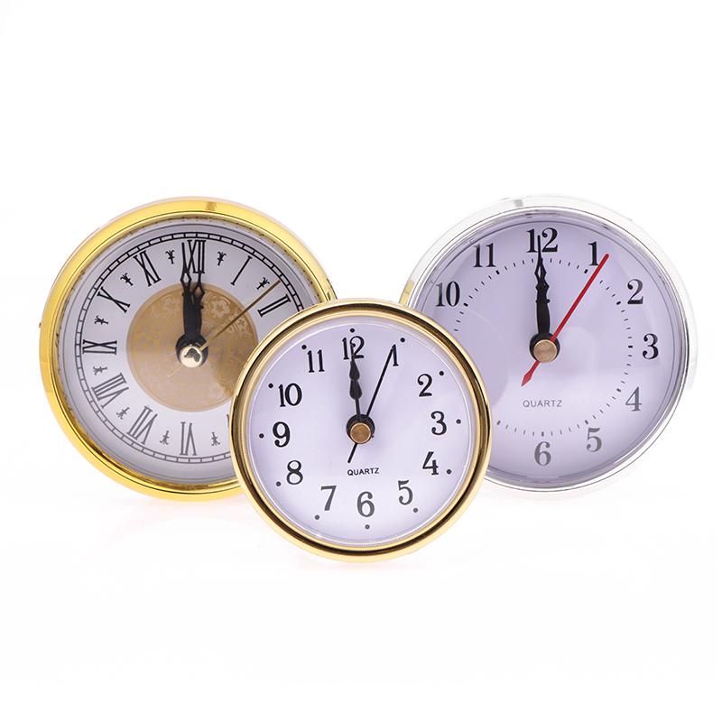 1PC DIY Quartz Clock Insert Movement Roman Bedside Antique Watch Desk Decoration Accessories 65/80/110mm