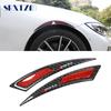 Полоса на крыло автомобиля, защита для бровей, накладка на колесо, накладка на арку, расширитель арки, декоративное устойчивое к царапинам углеродное волокно