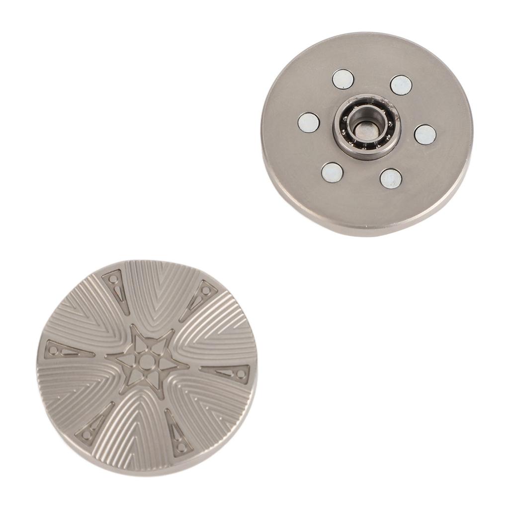 Металлический кончик пальца тактильная монета мужчины женщины портативный офис снятие стресса тревожности магнитный слайдер