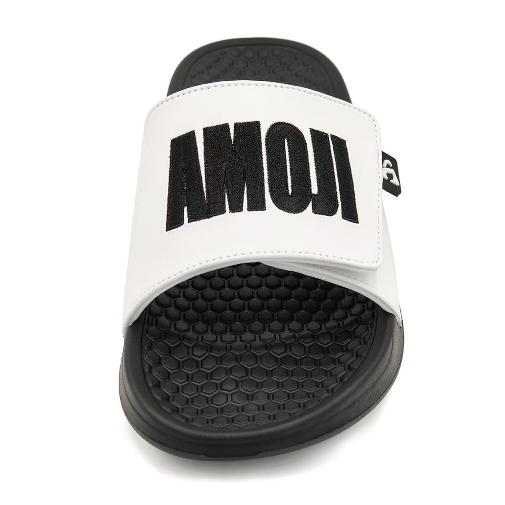 Amozi Shower Slide Veranda Sports Magic Beach Velcro Sports Room Summer Indoor and Outdoor Size Men's Sandals, Women's Slippers, Sandals, Sandals,