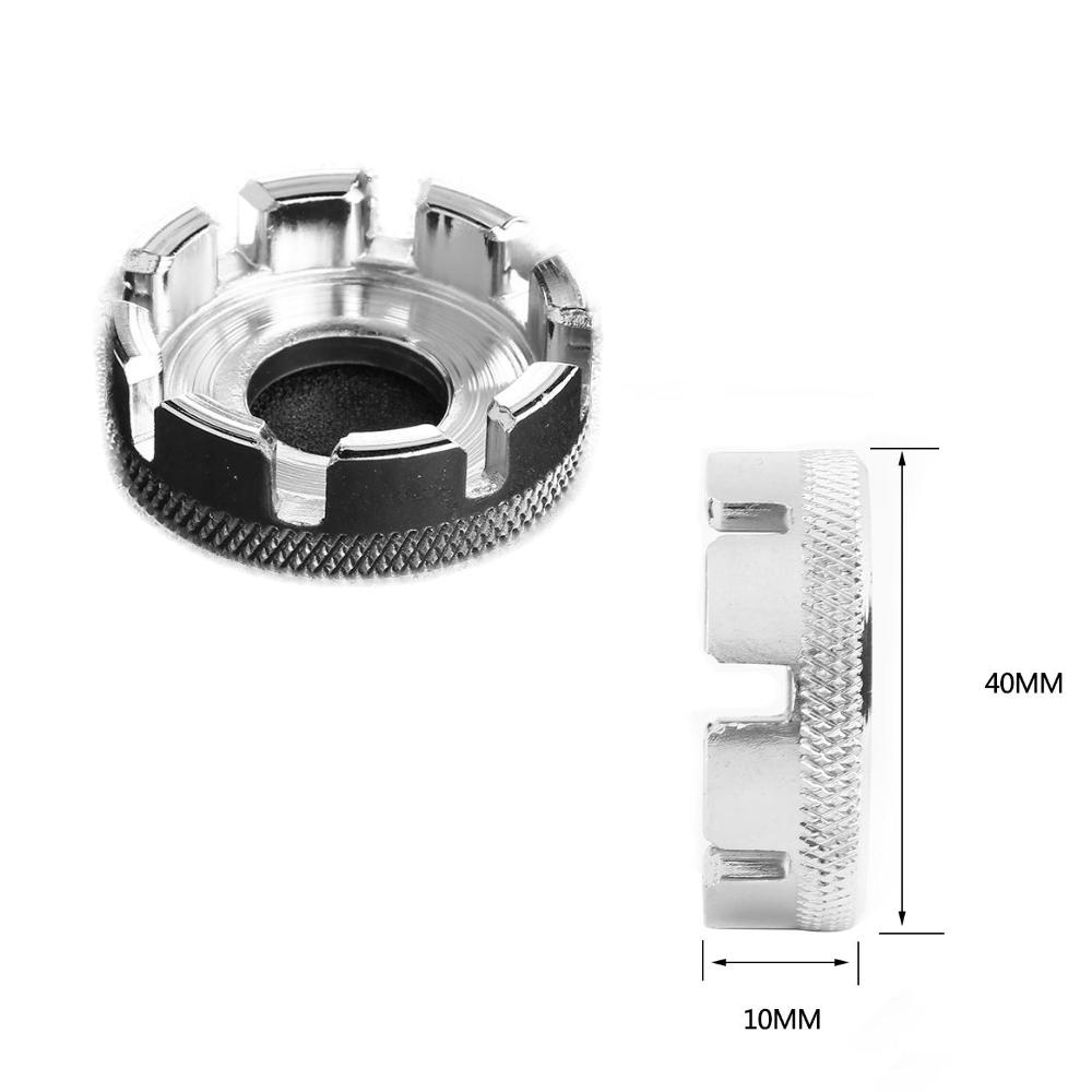 1PC 8 Groove Bicycle Rim Adjustment Wrench Repair Service Tool Key Wrench Accessories Bicycle Spoke Joint Wrench Bike Tool