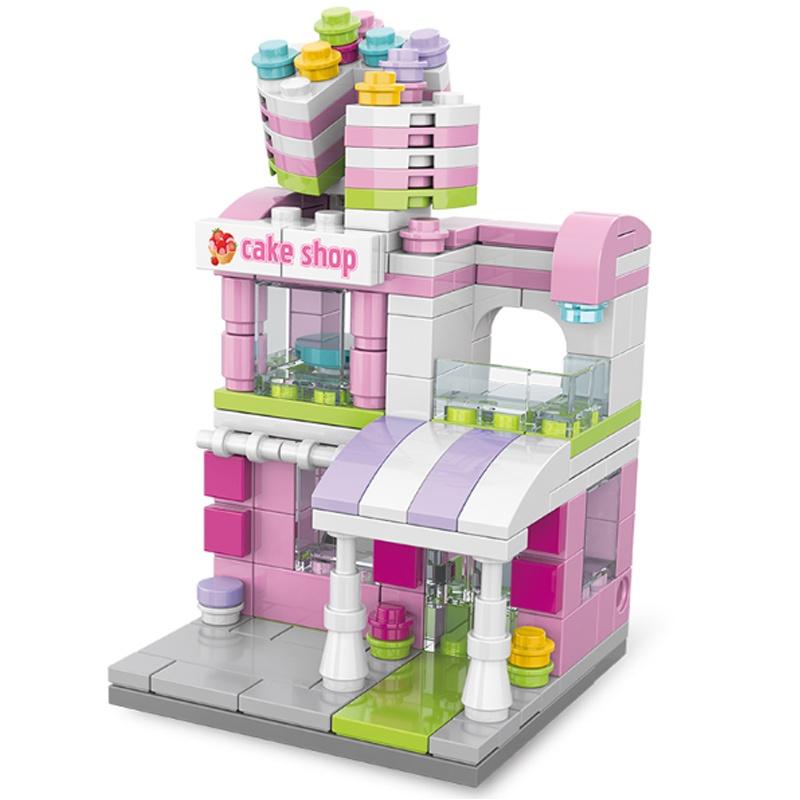 Lego City Вид улицы Мини Улица Строительные блоки Модель Набор Для детей Безопасная Прочная И Развивающая игрушка