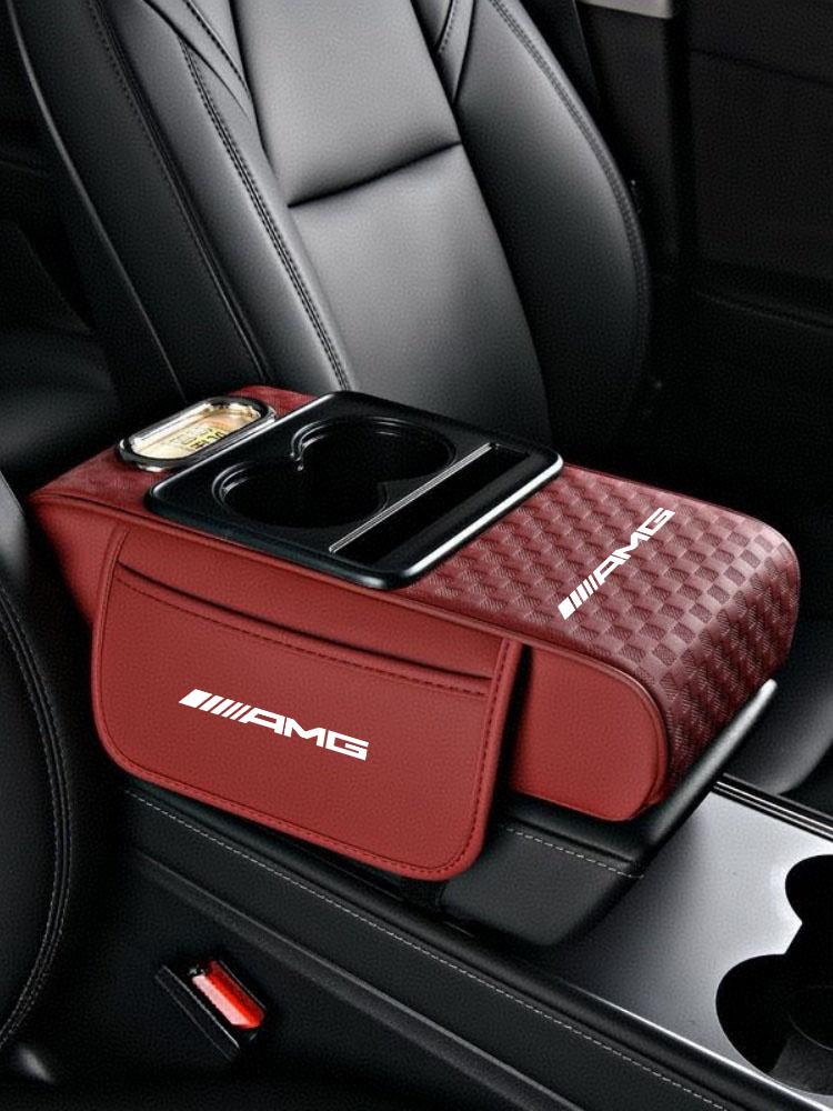 Car Armrest Box Cushion Tissue Cup Holder Memory Cotton Elbow Support Height Pad For Mercedes Benz AMG W204 W205 W203 W211 W212 ZF2