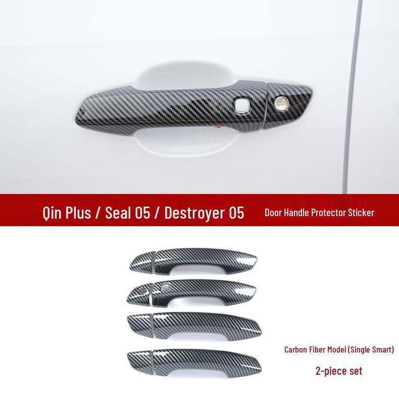 Защита ручки двери автомобиля BYD Qin Plus Seal 05DMI Destroyer 05 и черная наклейка-чехол