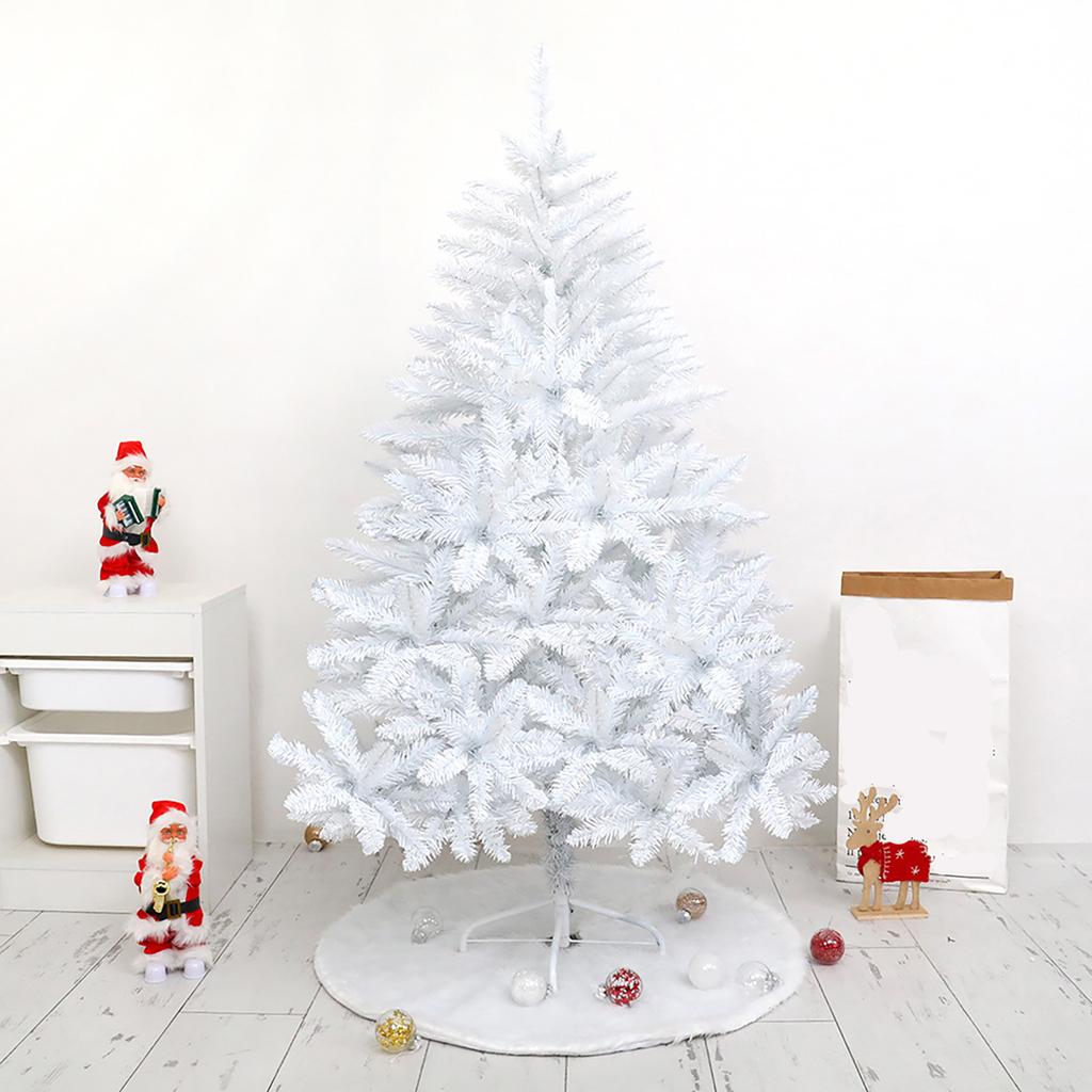 1.5FT Whtie Artificial Christmas Tree, Xmas Tree With Metal Christmas Tree Stand,Christmas Tree For Indoor And Outdoor Holiday Christmas Decorations