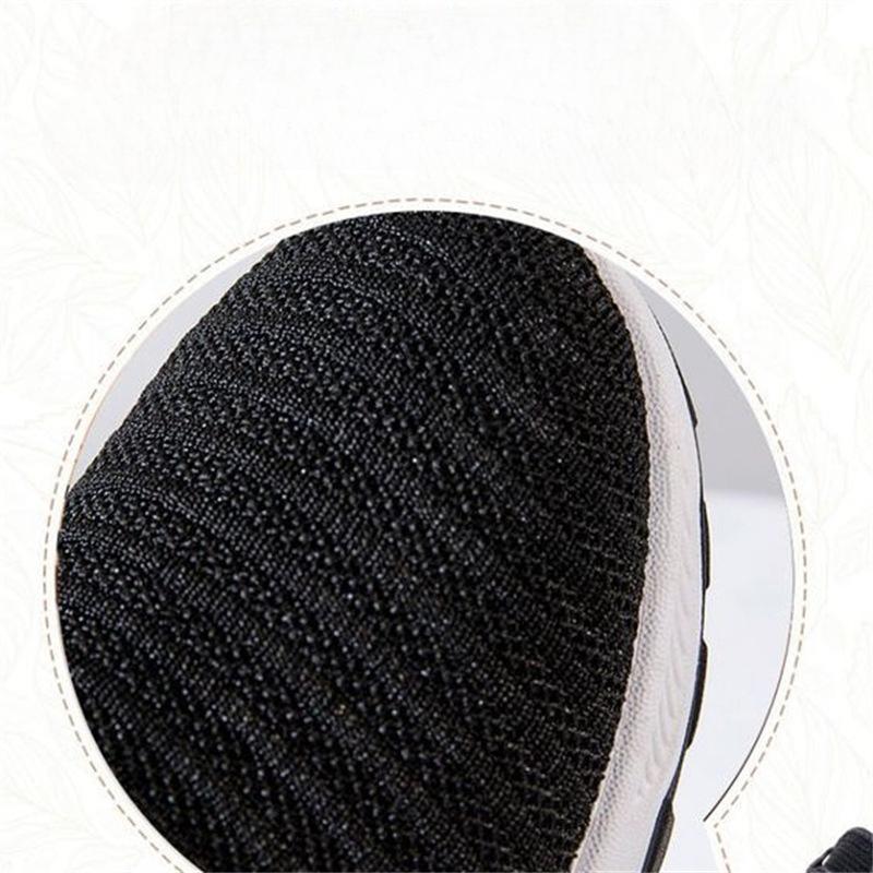 Новые повседневные кроссовки Flyknit женские легкие туфли для мам с мягкой подошвой модные туфли из кокоса