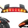 Universal Motorcycle Fender Red LED Tail Brake Light Turn Signals For Bobber Chopper 883 XL883N XL1200N Cafe