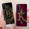 Чехол для Realme 6 Pro RMX2061 RMX2063 Чехол Модный Буква Алфавита A Z Мягкий Тонкий Силиконовый Funda Для Realme 6 6S 6i Realme6 Оболочка