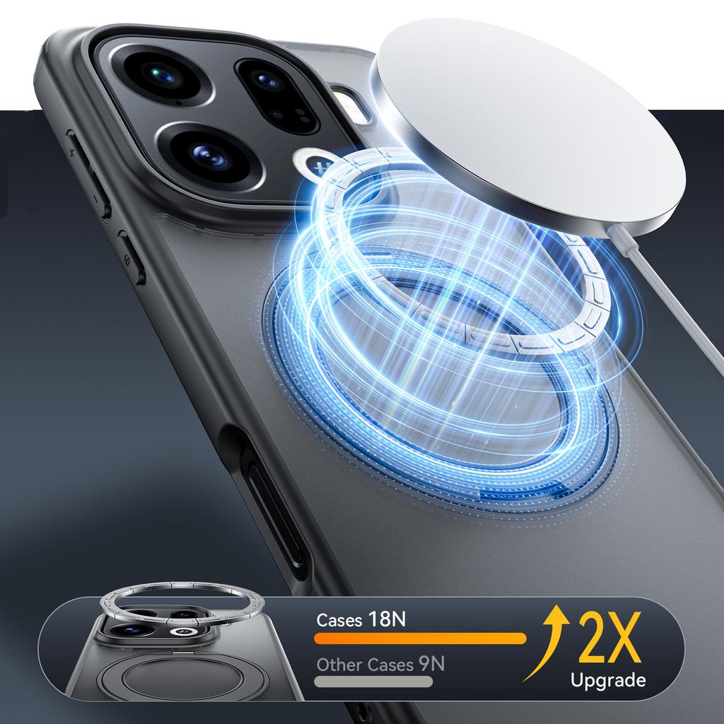 360° Вращающийся Магнитный Металлический Стенд Чехол для Телефона Для OPPO Find X9 Pro X9s X9Ultra Полупрозрачный Матовый Ударопрочный Чехол Coque Fundas