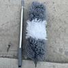 Retractable Electrostatic Feather Duster with Telescopic Pole for Household Dusting and Crevice Cleaning