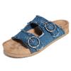 Сандалии Minnetonka Georgine для женщин, синие см, деним, 24.0