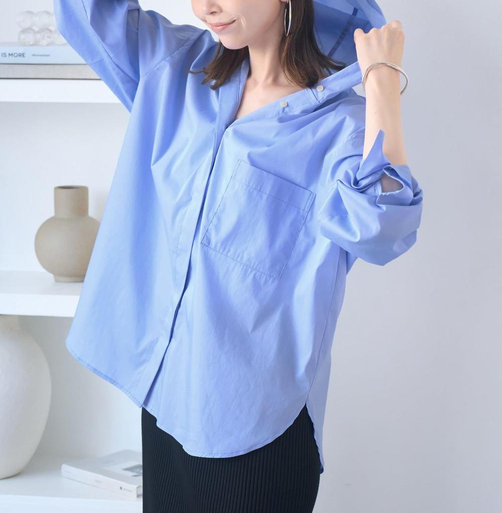 ROPE PICNIC Shirt Hoodie Sax F (48)