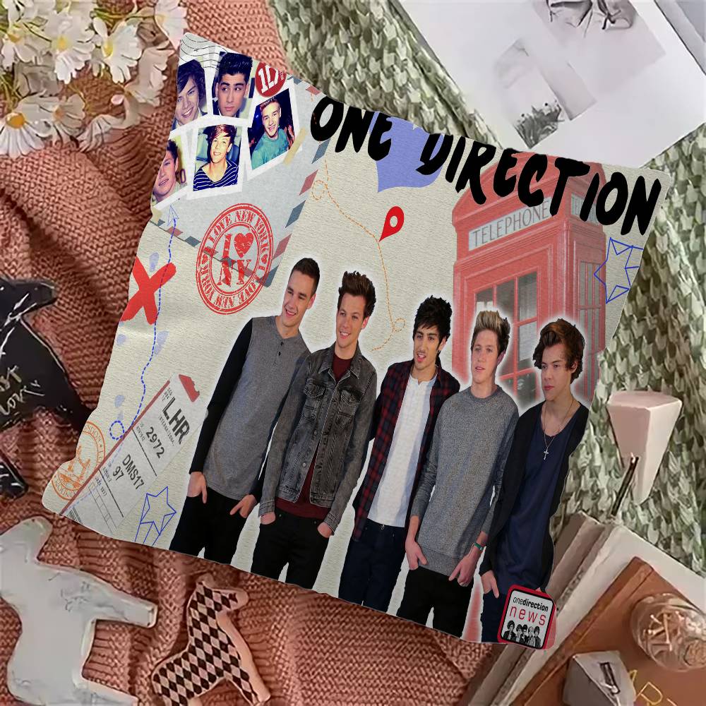 Подушка One Direction Подарки Мебель для дома и офиса Спальня Диван Автомобильная наволочка чехол 45x45см