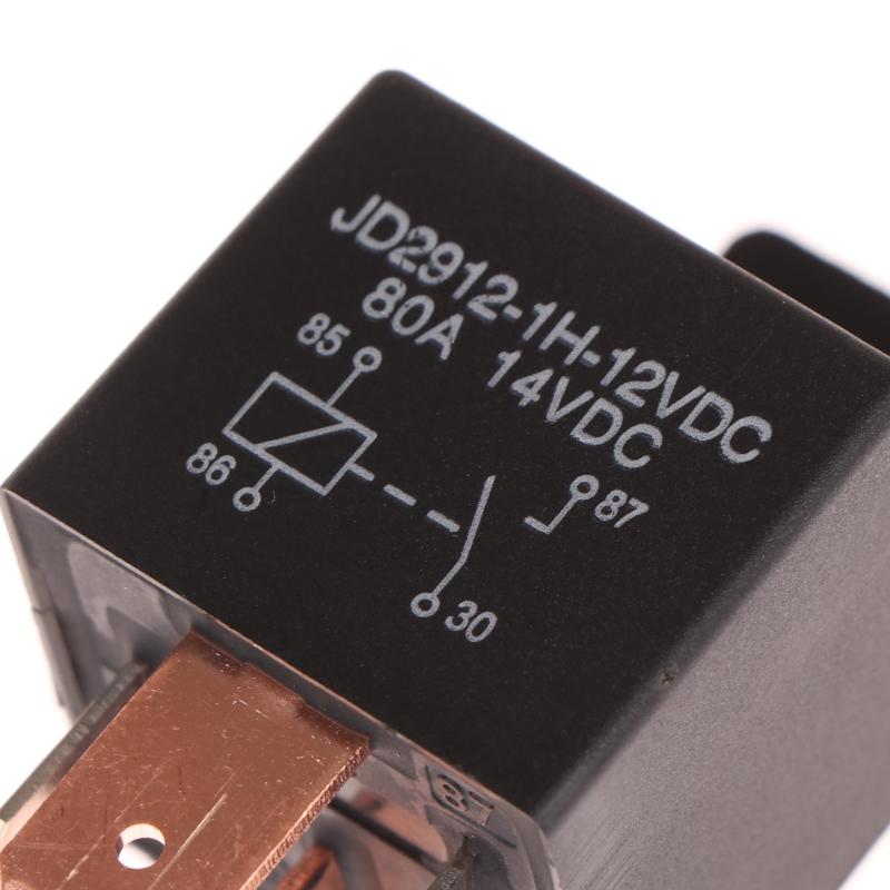 1 Комплект Фара Кондиционер Мотоциклы DC12V DC24V Реле 80A 4/5 Контактное Водонепроницаемое Автомобильное Реле с Проводной Колодкой