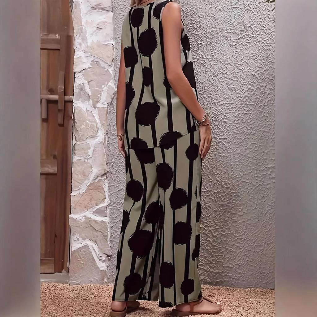 Женский модный летний костюм-тандем