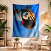 Kung Fu Panda Aesthetic Tapestry Retro Boho Designed For Reading Corner Dorm Wall Studio Wall Indoor Exotic Pattern Gift For Birthday