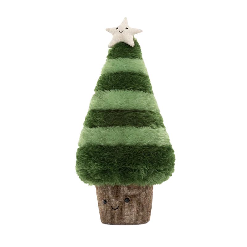 JELLYCAT Рождественская серия Практичная Норвежская ель Большая Милая Кукла Плюшевая Кукла Высотой 45 см