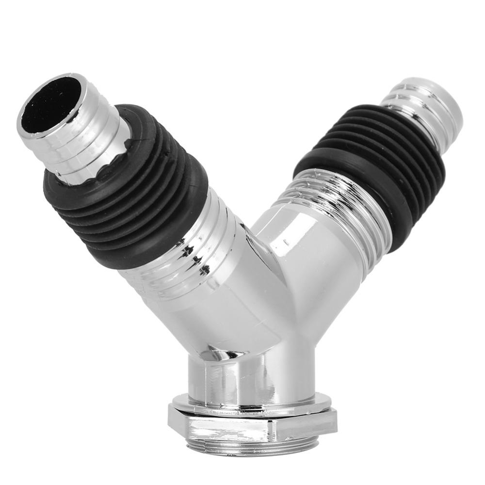 with Trap Seal Drain Tee Joint Backflow Preventer Floor Drain Connector Washing Machine