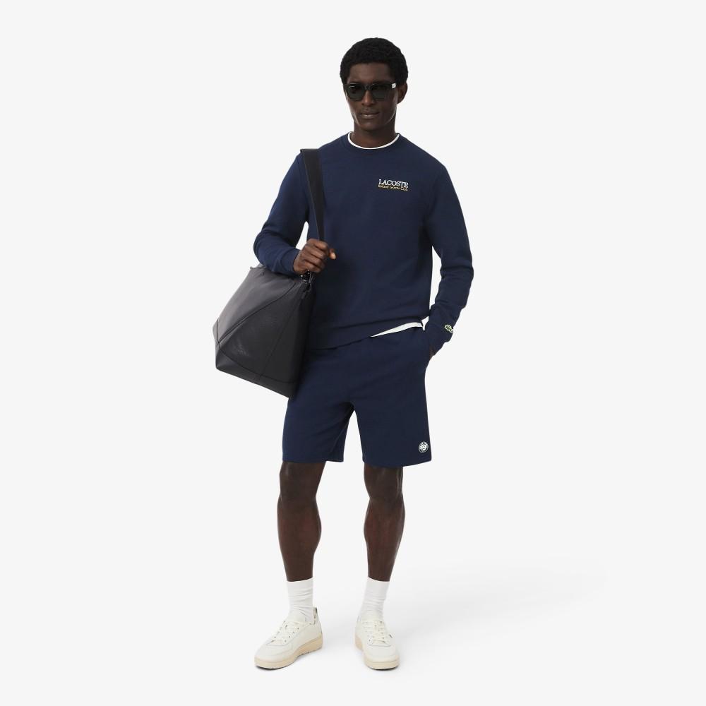 [lacoste] Men's Roland Garros Graphic Crewneck Sweatshirt SH0372-56G166