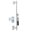 36 Inch Trailer Swing Door Hinged Cam Bar Lock Assembly Heavy Duty Metal for Side Door Enclosed