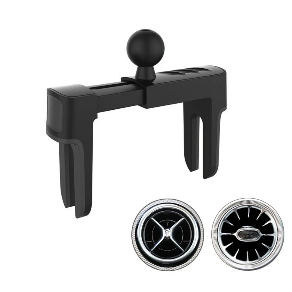 Bracket 17mm Ball Head Base Round Air Outlet Car Phone Holder Car Phone Air Vent Clip Mount
