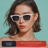 Женские корейские солнцезащитные очки «кошачий глаз»: Похудение, защита от ультрафиолета, универсальный стиль XOX, модные тенденции.