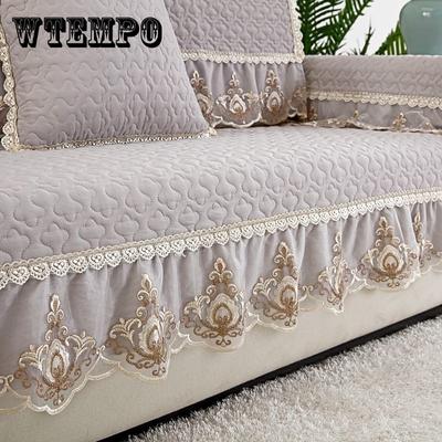 Подушка для дивана, всесезонная, универсальная, европейская, кружевная, нескользящая, четырехсезонная, чехол для дивана, современная простая тканевая подушка для дивана, шарфа