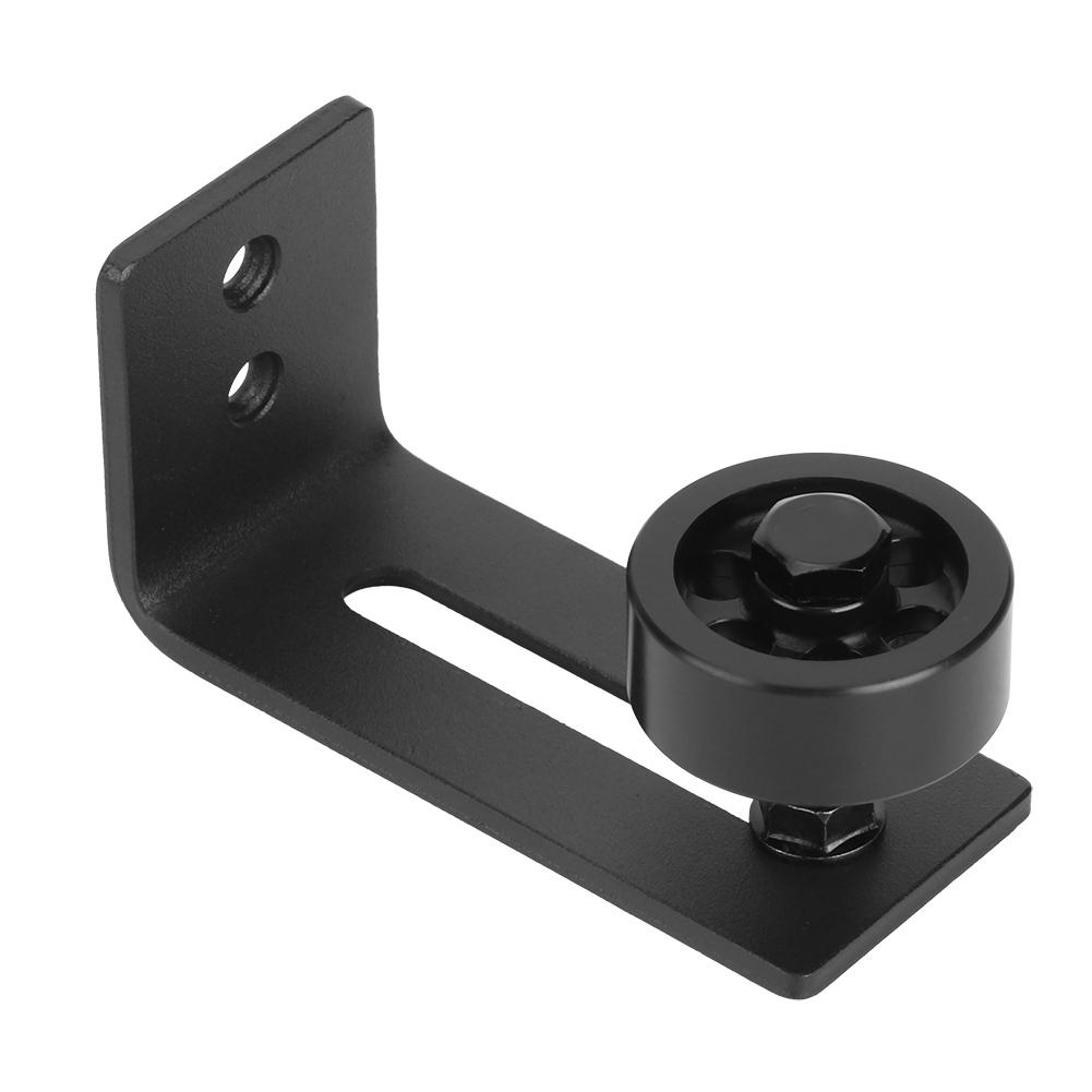 Раздвижные двери сарая из углеродистой стали, напольные роликовые направляющие, набор аксессуаров, дверная фурнитура