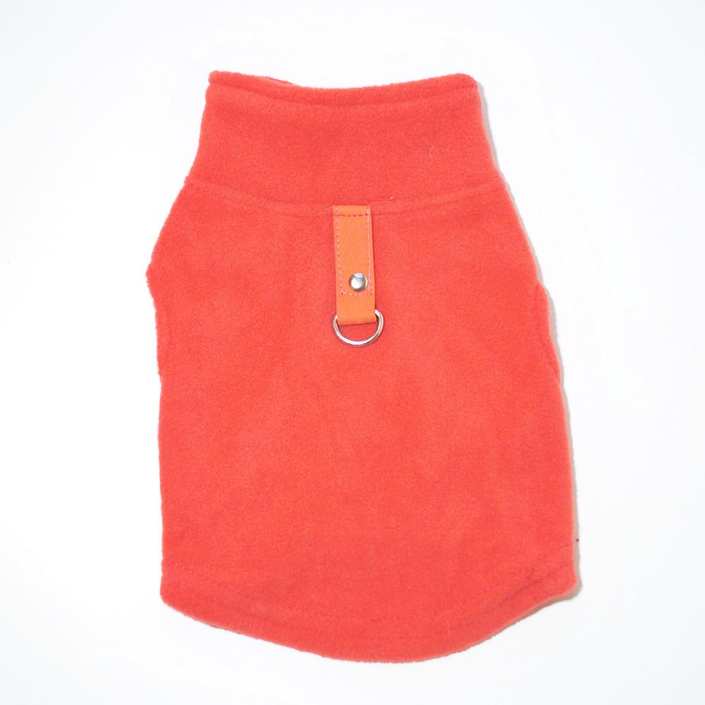 Одежда для домашних животных для собак, осенне-зимняя, флисовая, пряжка для тяги, 27 цветов