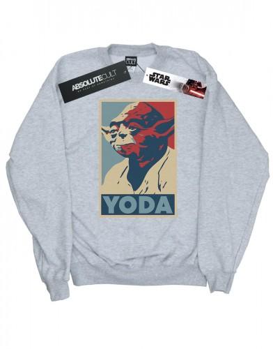 Star Wars Girls Yoda Poster Sweatshirt