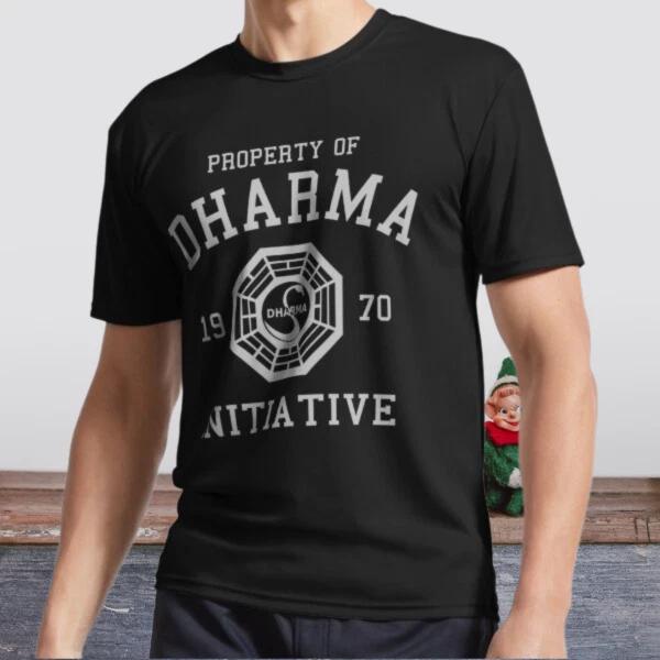 New Shirt Dharma Initiative Active Logo T-Shirt Funny Size S to 5XL