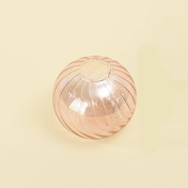 Luxury Glass Flower Vases with French Design Clear Small Floral Arrangement Planter Pot for Modern Home Accent Decoration
