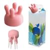 2 Pieces Cow Udder Milk Carton Caps Kitchen Utilities Funny Pouring Milk Bottle Pourer Lids Stoppers Boxed Milk Diverter