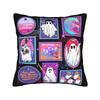 KPop Demon Hunters Halloween Saja Boys Pillowcase Printed Polyester Cushion Cover Decorative  Throw Pillow Case Cover Home