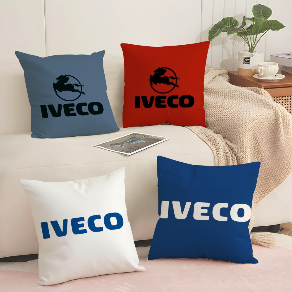 Classic IIVECO Cushion Cover Short plush Doublesided Print Square Throw Pillow Covers Sofa Home Cushion Decor