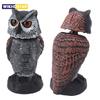 Owl Decoy Plastic Shake Head Owl Decoy To Scare Birds Away Scarecrow Fake Owl Outdoor Garden Decoration Owl Decoy To Scare Birds