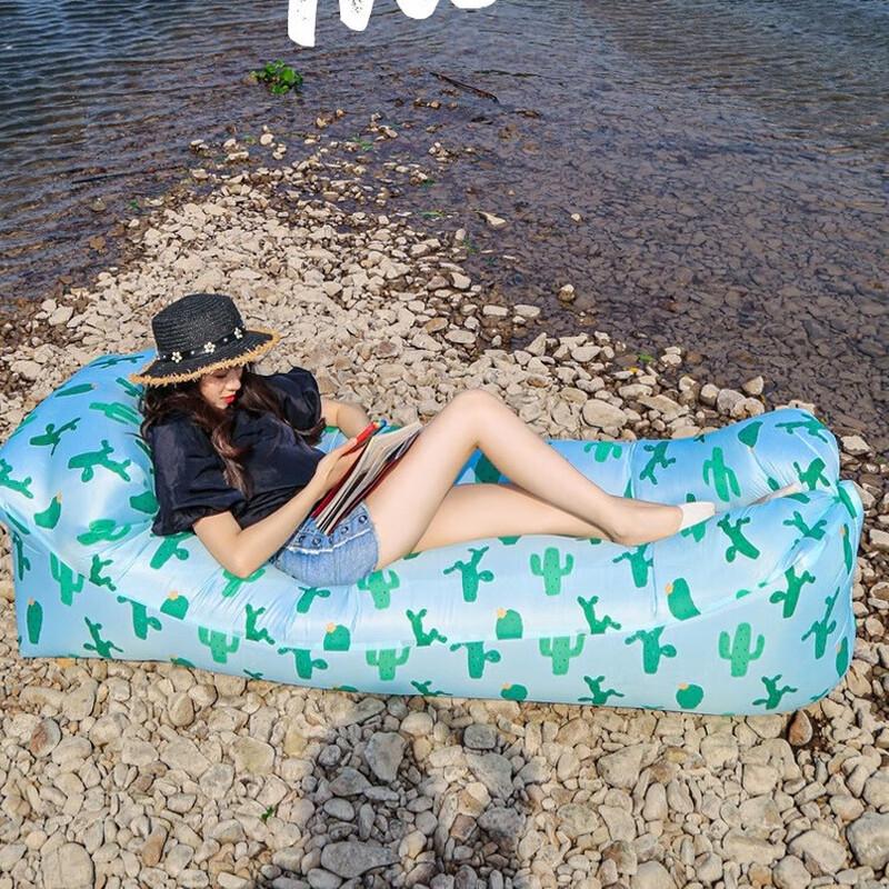Portable Inflatable Sofa with Pillow