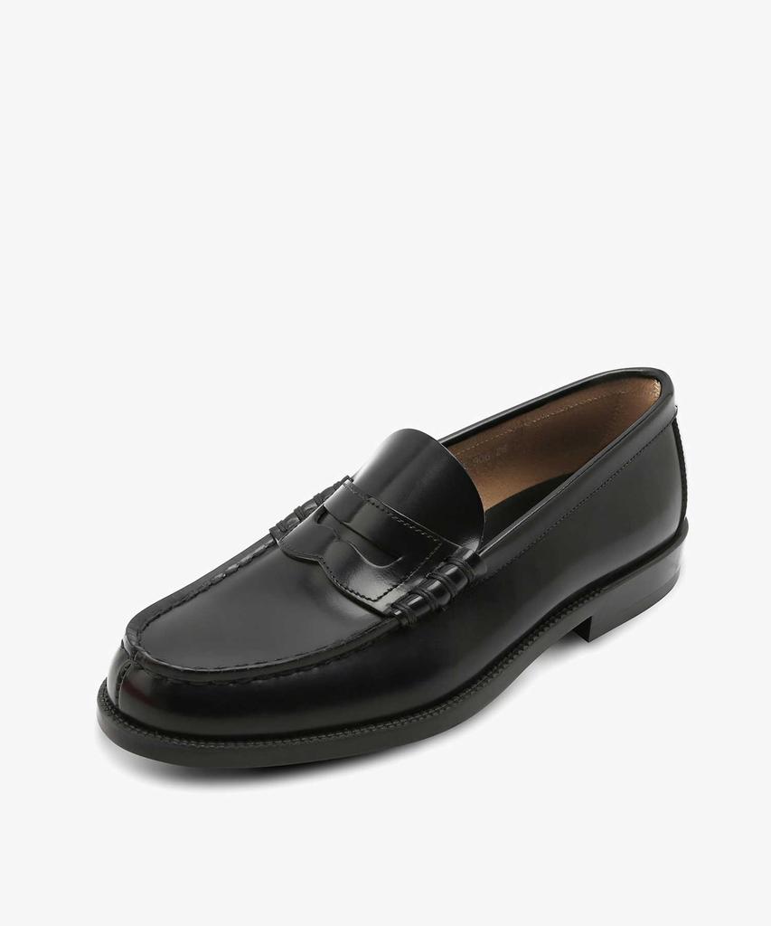 Haruta Men'S Cowhide Penny Loafers Hs-906_Black
